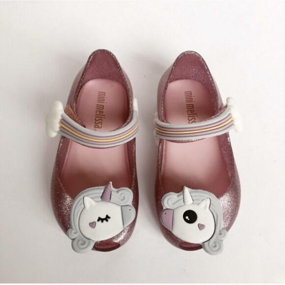 Mini Melissa Ultragirl Unicorn Flats Size 6 - Picture 2 of 11